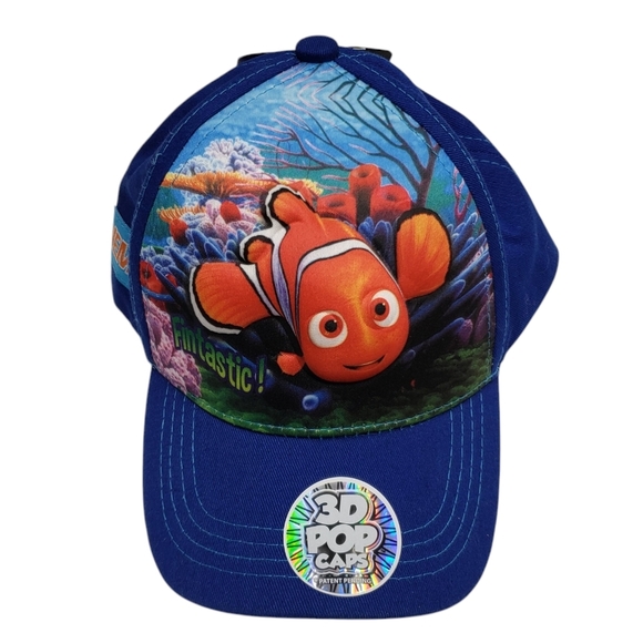 New Finding Dory Nemo Blue Cap 3D Disney Pixar Kids Snapback Hat - Picture 12 of 12